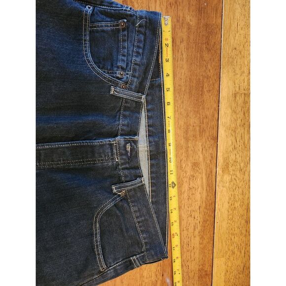 Levis 501 Jeans Straight Leg Button Fly Dark 36x31-Actual - Picture 4 of 6
